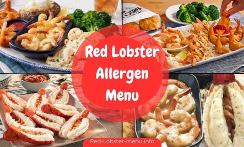 Red Lobster Allergen Menu