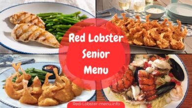 Red Lobster Senior Menu